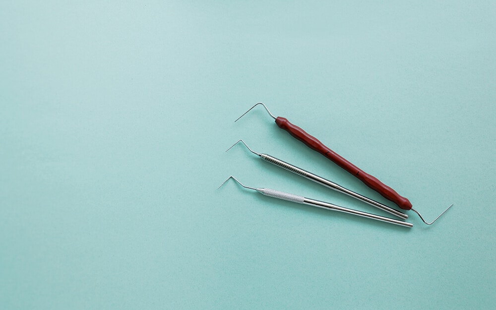 instrumentos para hacer sondaje periodontal